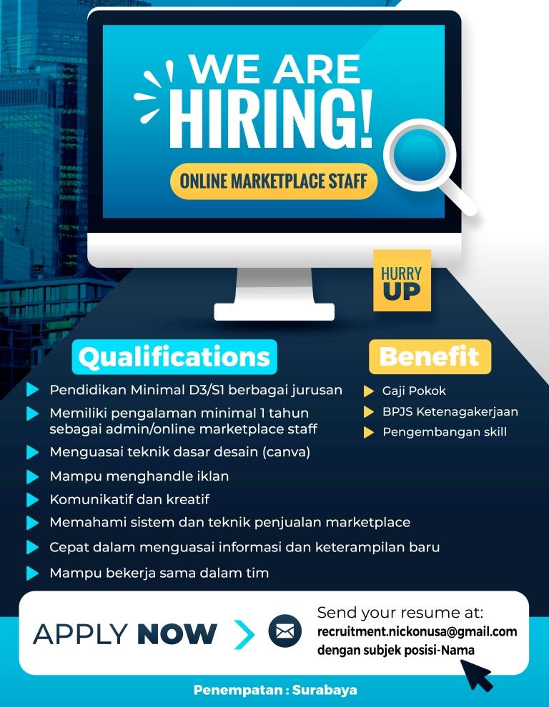 LOKER STAF MARKETPLACE